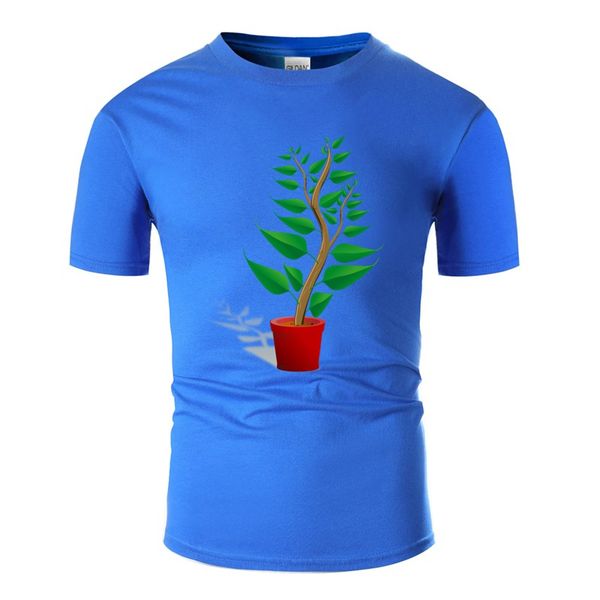 

slogan green tall plant in its pot t-shirt for men famous gray streetwear men's tshirts 2020 oversize s-5xl tee top