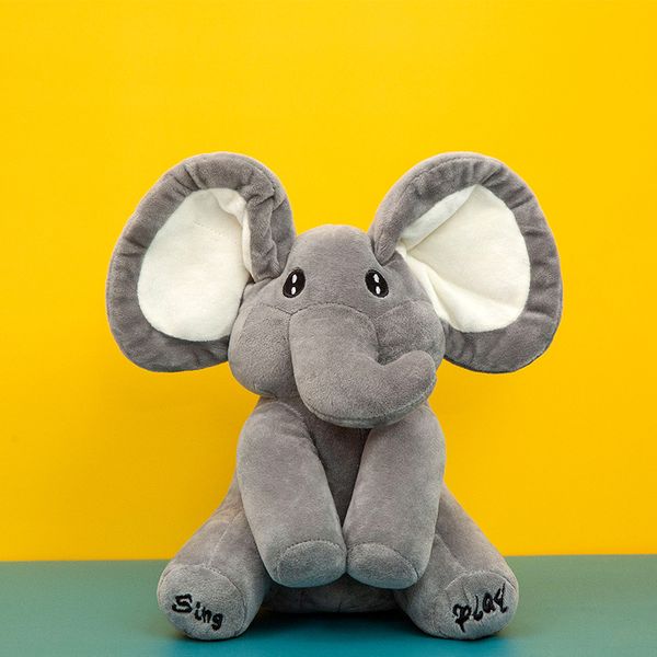 

colorful electric rabbit plush toy creative pet plush toys electric elephant doll toy 8 styles gift