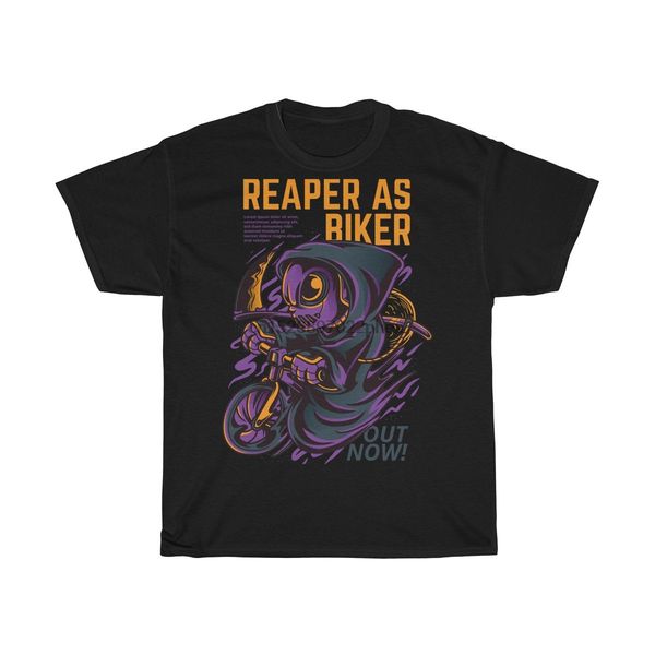 

reaper as biker classic crew neck tshirt men t shirt