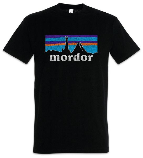 

mordor t-shirt lord of frodo the rings sam sauron symbol sign tower logo