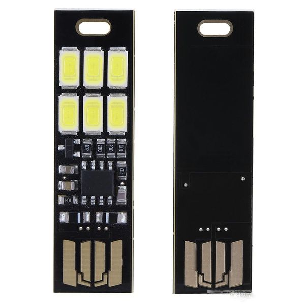 

sales mini usb power 6-led night light 1w 5v touch dimmer warm light(5 pcs