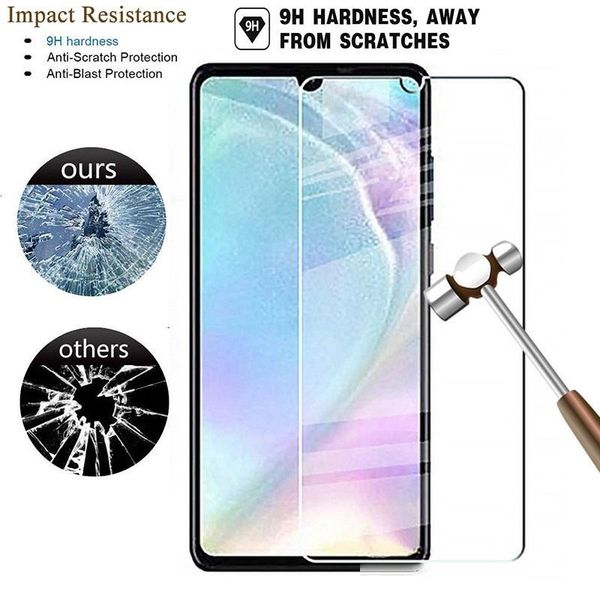 

new fashion tempered glass screen protector for huawei p30 p20 p10 plus p9 lite mini p8 lite hd shielding screen protector