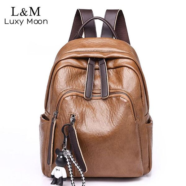 

рюкзаки xa273h рюкзак девушка daypacks 2020 leather fashion ladies для сумки легких повседневный женским больших женщин мягкого женского zvt