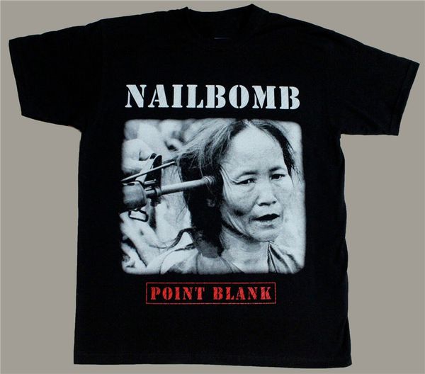 

s-5xl nailbomb point blank'94new black shortlong sleeve t-shirt christmas gifts tee shirt