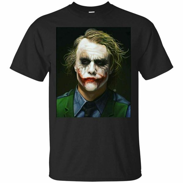 

joker t-shirt the dark knight movie short sleeve black t-shirt size s-3xl brand clothing tee shirt