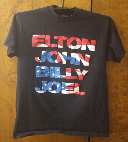 

взрослый элтон джон билли джоэл face to face 1995 размер: l цвет: черный 2020 горячие продажи супер моды