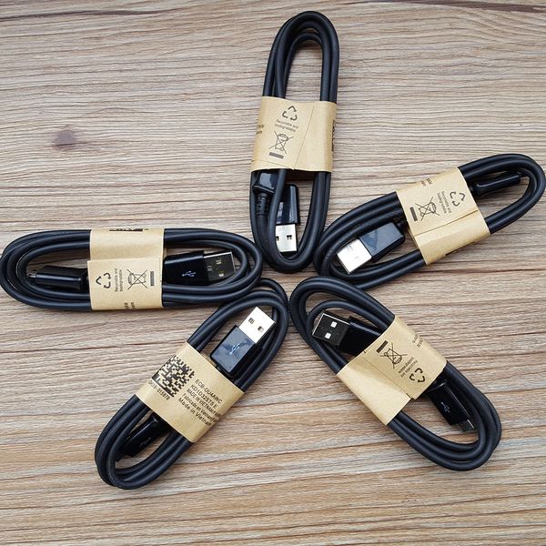 

5pcs black micro 2.0 usb cable data sync fast charger rapid charging cord for samsung galaxy s7 edge s6 edge+ note 5/4 huawei lg htc android