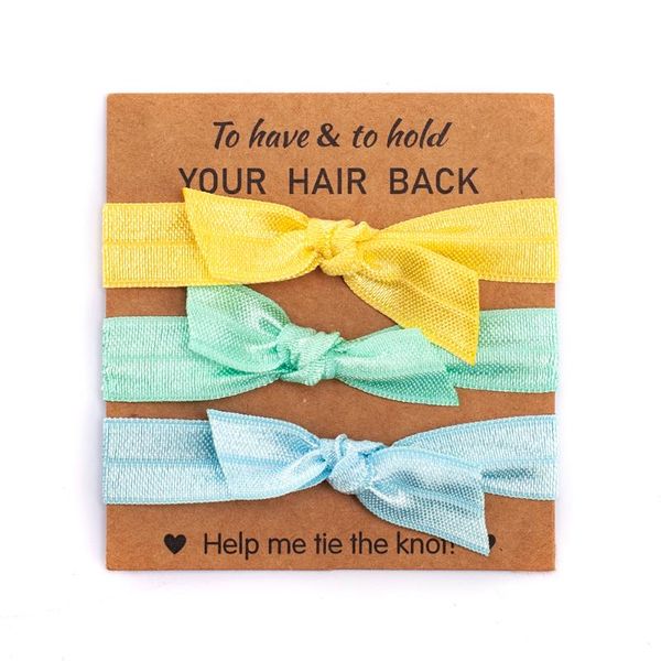 

solid mix color women ladies korean elastic hair band-3pcs/lot hair accessories women knot popolar ties
