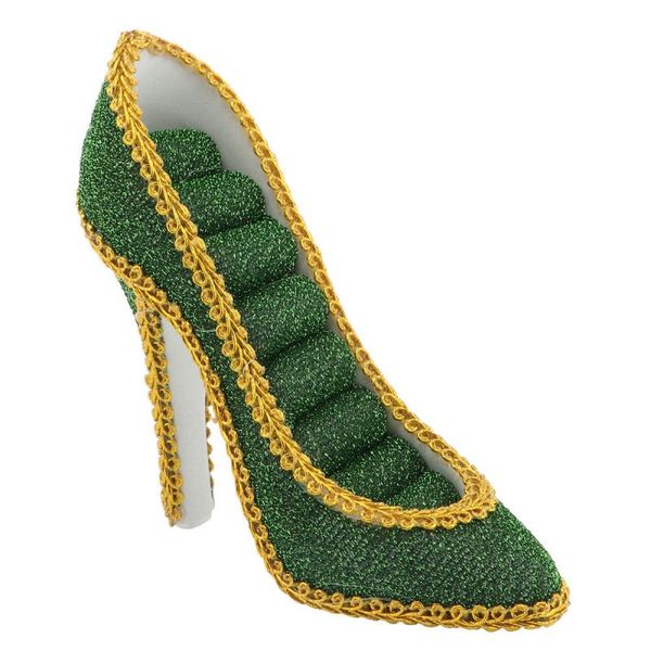 

1pc jewelry display rack creative resin craft jewelry storage holder(dark green, Pink;blue