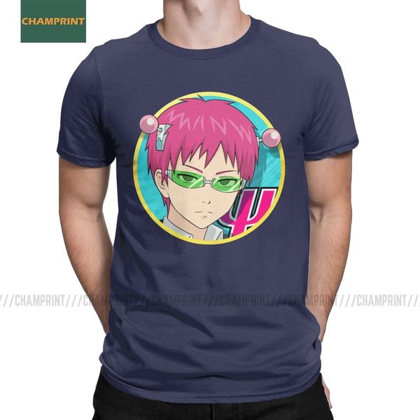 

men the disastrous life of saiki k t shirts anime kusuo manga kaidou no psi nan cotton clothing short sleeve tees t-shirt