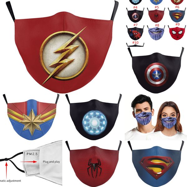 

print mask 3d fashion face cartoon designer dustproof masks women men strap adjustable fac mlr7