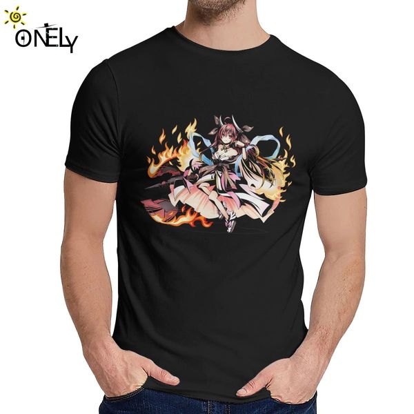 

classic round neck kotori itsuka date a live anime t shirt hip hop man slim tee s-6xl