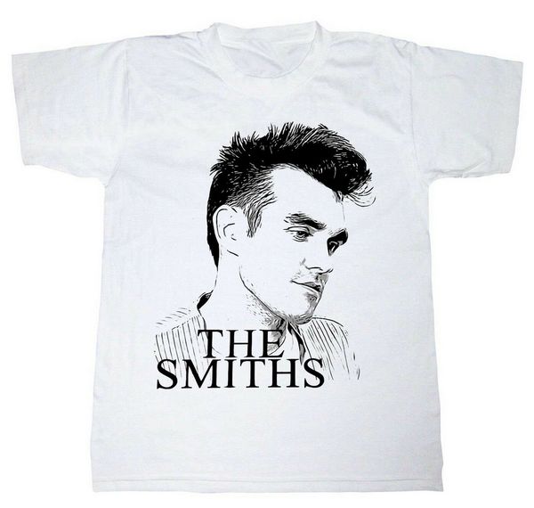 

t-shirt the smiths, maglietta con immagine di morrissey, musica new wave dark cotton tee shirt homme customized