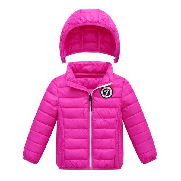 

winter kids jacket new boys and girls winter clothes middle and small children baby padded jacket kids light padded jacket child, Blue;gray