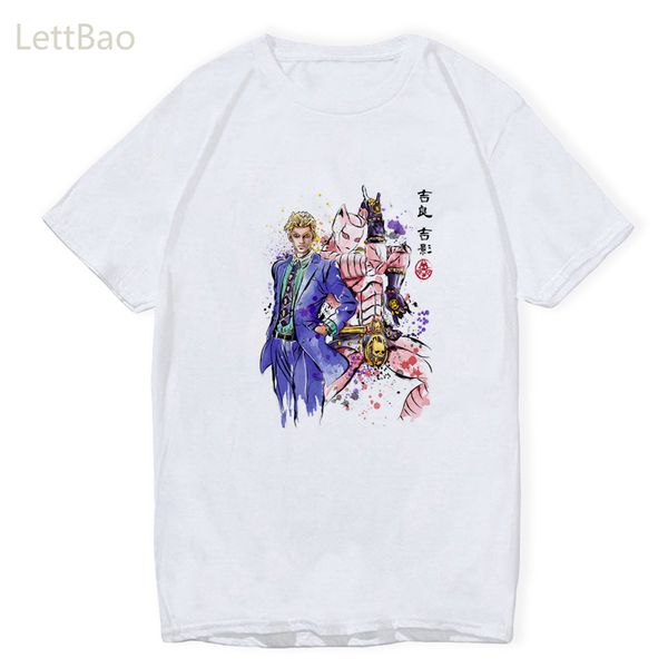 

fashion t shirt men women anime jojo bizarre adventure graphic printed t-shirts harajuku casual style t-shirts streetwear