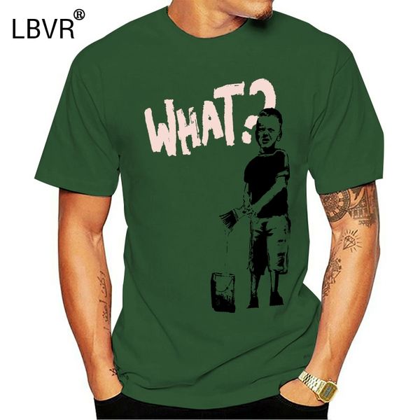

casual streetwear t shirt what banksy t-shirt