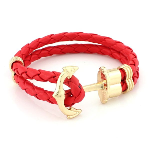 

charm bracelets nautical for men women multi-wrap rope adjustable, Golden;silver