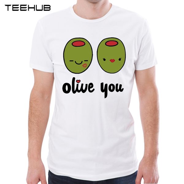 

teehub новое прибытие 2019 мужская мода olive вы printed t-shirt с коротким рукавом тройник hipster прохладный tops дизайн
