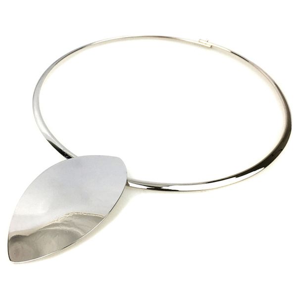 

geometric oval gifts shiny metal women necklace torques daily trend accessories jewelry party fashion all-match choker, Golden;silver