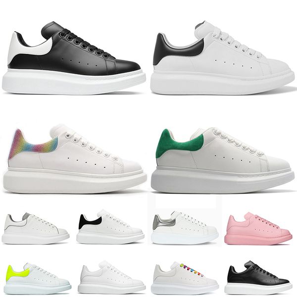 

2020 casual shoes white black leather suede reflective gold red green comfortable flat skateboarding sneakers trainers sports size 36-44