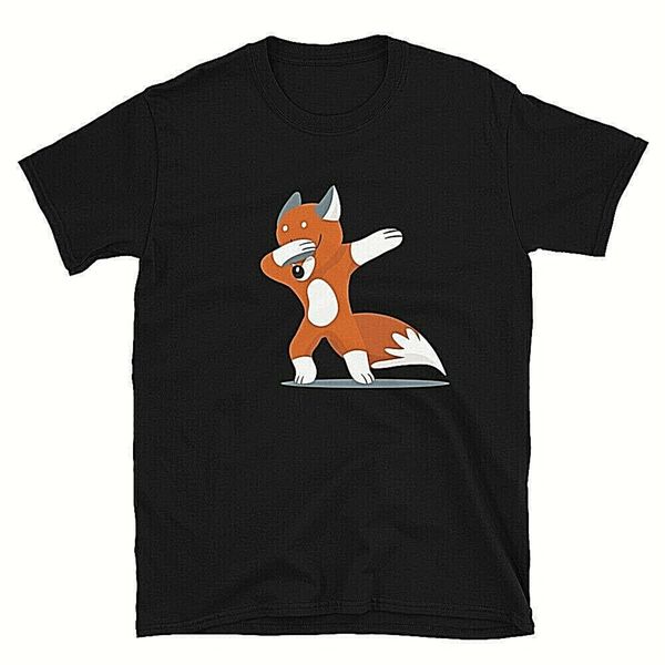 

short-sleeve t-shirt dabbing fox dancing fox new funny tee shirt