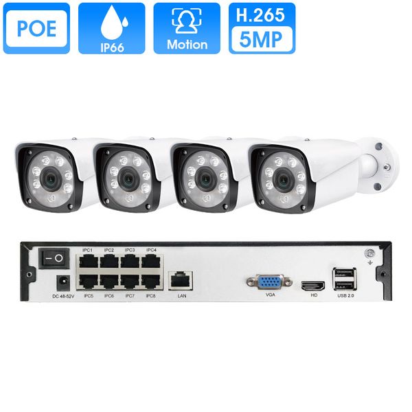 

systems 5mp poe video surveillance kit 4ch ip night vision p2p onvif 16ch nvr super hd cctv system 8ch security camera