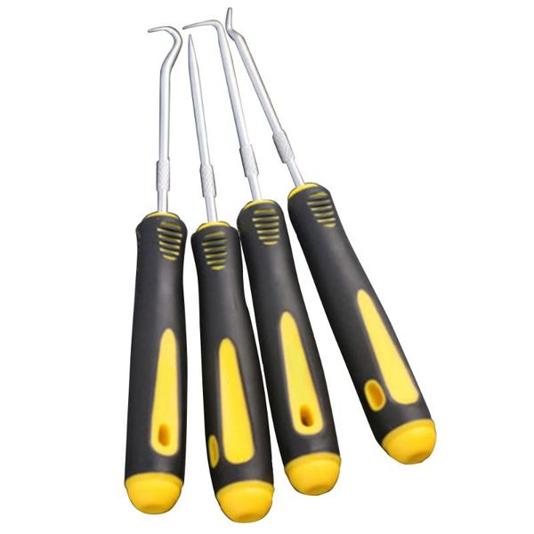 

4 pcs scraper hook tool set oil seal puller rubber o-ring hook seal screwdriver hand diy tools remover tools