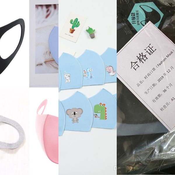 

dust mask 100 pcs anti face kids mouth cover mask pm2.5 dustproof anti-bacterial was rqmc