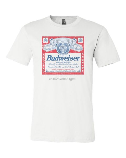

budweiser distressed t-shirt tee s-3xl soft tee new