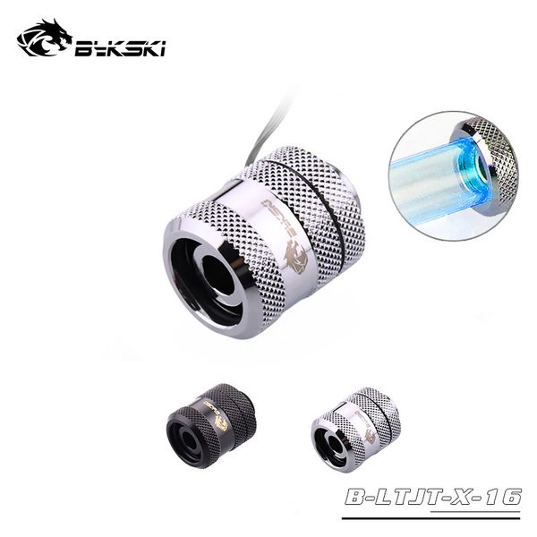 

fans & coolings bykski 2pcs/lots od16mm +id12mm hard tube fitting/rbw light hand compression fitting/rgb a-rgb / only compatible acrylic