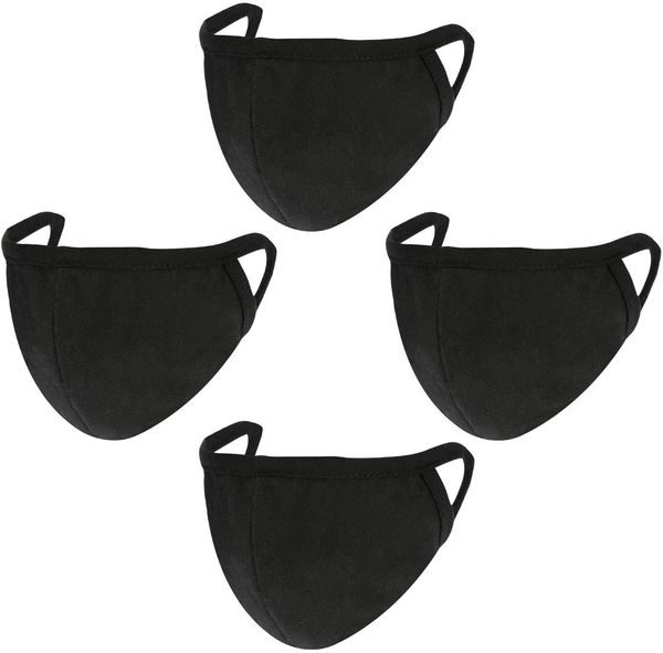 

100pcs anti-dust cotton mouth face mask man woman cycling wearing black fashion from