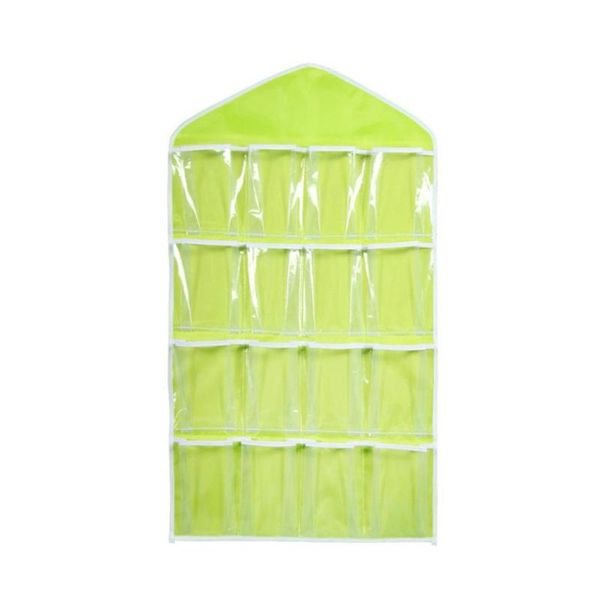 

storage boxes & bins 16 pockets fashion lady clear hanging bag socks bra underwear prevent deformation hanger facilitate m22
