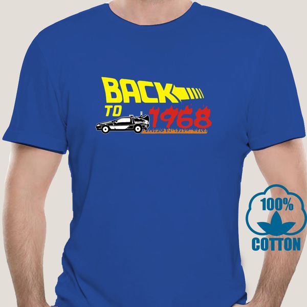 

0046a 21st birthday 1997 back to the future delorian funny t shirt short sleeve t-shirt cotton t shirts tee