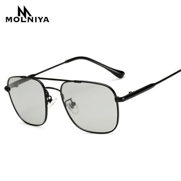 

molniya 2020 classic brand sunglasses men hd polarized memory metal driving male sun glasses luxury shades uv400 oculos, White;black