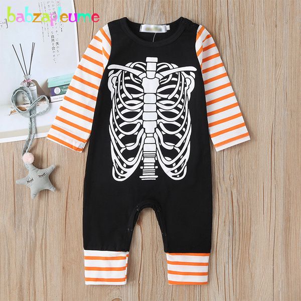 

spring fall halloween costume baby clothes girls boys outfits long sleeve cotton print jumpsuit toddler rompers 1919-1, Blue