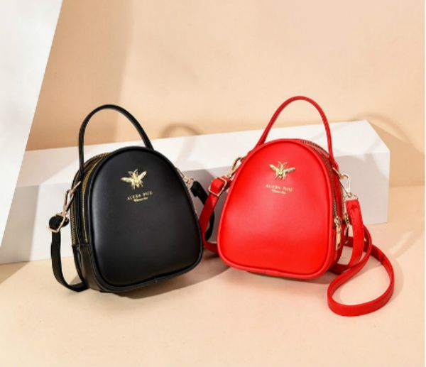 

new women cross body bags shoulder handbags fashion japan and korean style single strap pu texture casual for students