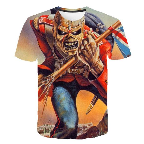 

new music guitar o collar abstract 3d print shirts oversized humor kawaii men clothing