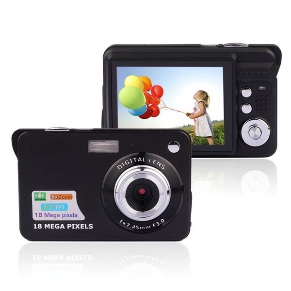 

digital cameras mini camera 8x zoom po frame 2.7 inch 5mp coms hd 18mp resolution video recoding 3 colors