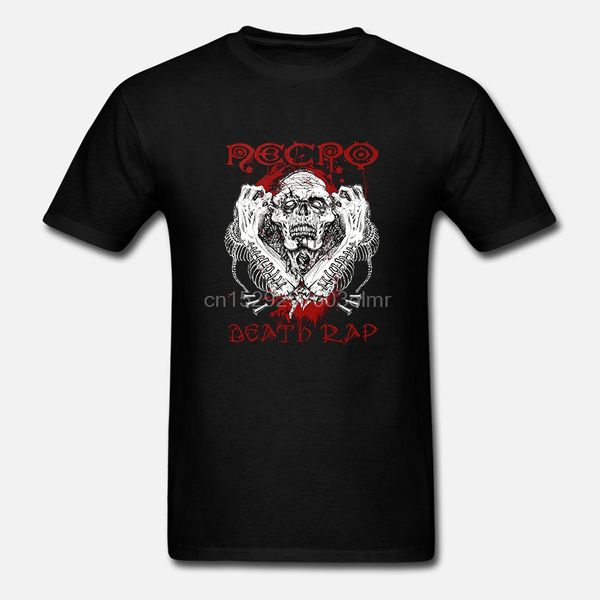 

funny men t shirt white t-shirt tshirts black tee necro death rap tshirt black new men's t-shirt(1