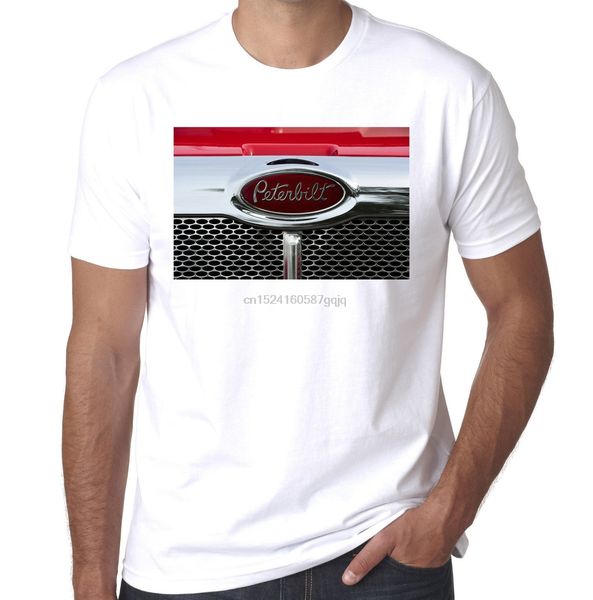 

peterbilt t shirt mens round neck short sleeves bottoming t-shirt