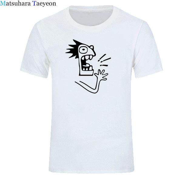 

brand t shirt men 2018 new fashion clip hand etter printed fashionable round neck t-shirts men's short sleeve t-shirt