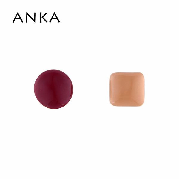 

stud anka enamel earrings colorful for woman summer fashion jewelry gift #142374, Golden;silver