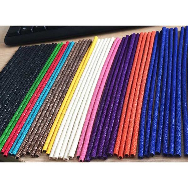 

bangle accessories for men stingray skin leather bracelets real 5mm diy, Black