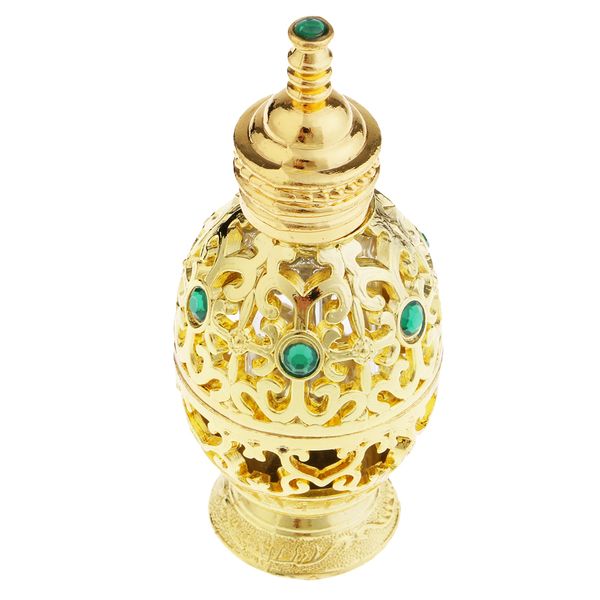 

antique perfume battle gold plating pineapple type essential oil bottle