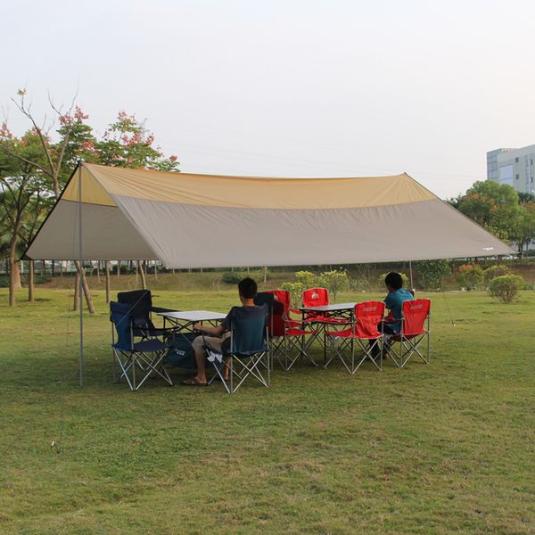 

tents and shelters outdoor awning, ultralarge sun-shading beach tent, sun shelter camping hiking summer tent uv protection
