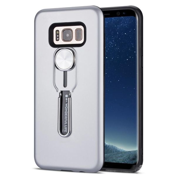 

loop ring car holder absorption bracket hide build in kickstand shockproof case for samsung s8 plus with kickstand