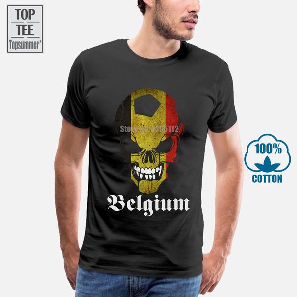 

classic footballer belgium skull flag t shirt fan hooligan banner belgian