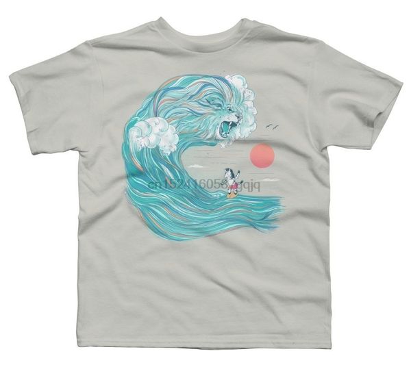 

surfing zebra boy's youth graphic t shirt - design by humans