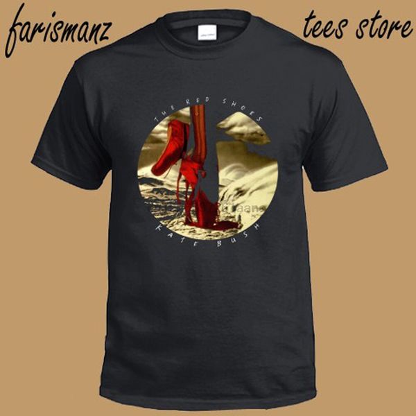 

new kate bush red shoes album pop rock singer men black t-shirt size s to 3xl