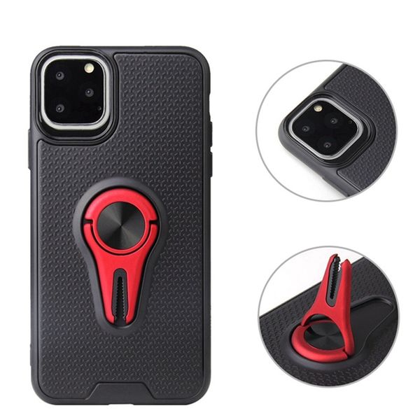 

new magnetic air outlet kickstand phone case cover anti-knock protect case with kickstand holder for iphone 11 pro x xs xr max